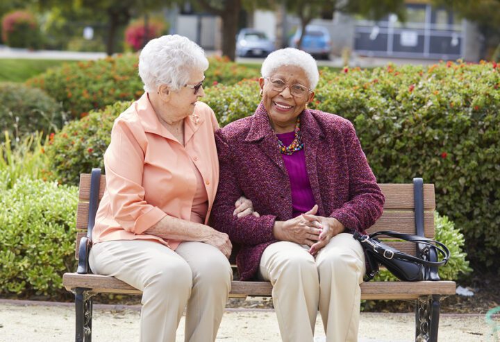 women_on_bench