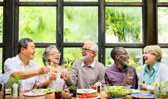 seniors practice healthy eating